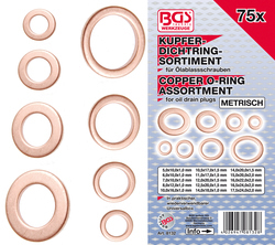 Seal ring range Copper 75 parts