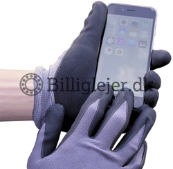 Technician glove with touch